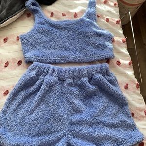 Sherpa super soft never worn pj set